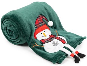 Pătură de Crăciun 4Home Snowman , 150 x 200 cm