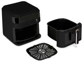 Friteuza cu aer cald, airfryer, capacitate 6.3 L Black Rose Berlinger Haus BH 9446