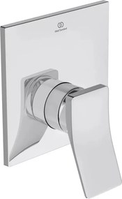 Baterie dus incastrata Ideal Standard Atelier Conca crom lucios fara corp ingropat