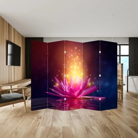 Paravan - Lotus pe apă (210x170 cm)