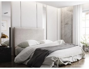 Tăblie de pat bej 160x120 cm Natalia – Milo Casa