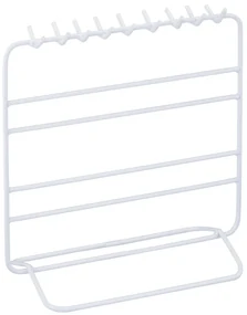 Organizator/suport pentru bijuterii cercei bratari bijuterii Alb 20 x 10 x 21 cm