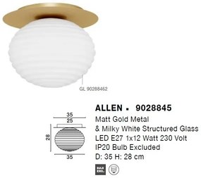Plafoniera design modern decorativ ALLEN D-35cm