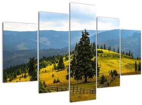 Tablou - Lunca de munte (150x105 cm)