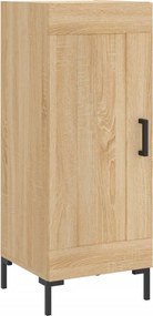 vidaXL Servantă, stejar sonoma, 34,5x34x90 cm, lemn compozit