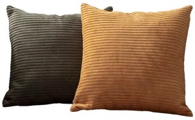 Fețe de pernă 2 buc. din catifea reiată 43x43 cm – Mioli Decor