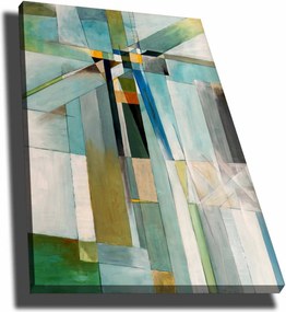 Tablou 252SGH1482, multicolor, panza/lemn, 70x100 cm