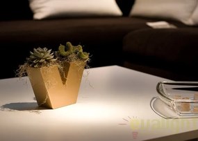 Ghiveci plante design decorativ modern interior / exterior UVE NANO 8x24x16cm