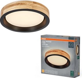 Osram -LED Plafonieră LED dimabilă MARIANO LED/16W/230V Ø 31 cm stejar/negru