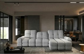 Coltar extensibil confortabil TOLLO MINI, sezlong dreapta, stofa catif
