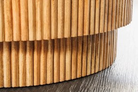 Masuta lemn de mango, marmura alba TRES CHIC 60cm