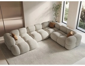 Colțar bej (cu colț pe partea dreaptă/în formă de "U") Loretto – Cosmopolitan Design