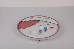 Brilagi - Plafonieră LED reglabilă pentru copii UNICORN/68W/230V 3000-6000K + telecomandă