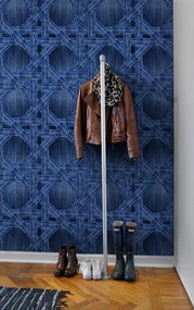 Tapet Denim Trellis, Rebel Walls