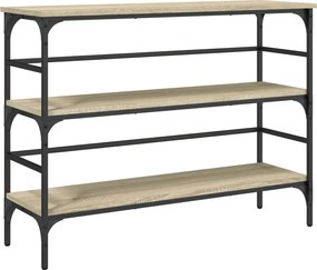 vidaXL Măsuță consolă, stejar sonoma, 100x32x75 cm, lemn prelucrat