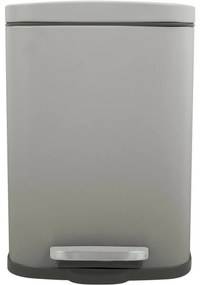 Coș de gunoi cu pedală soft-close Spirella Akira 12 l, gri-maro mat, 12 l