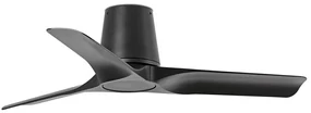 Ventilator de tavan FARO 33827 HEY TUB S negru d. 90 cm + telecomandă