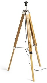 Piedestal ALVIS suport de baza bambus/crom 230V E27 28W