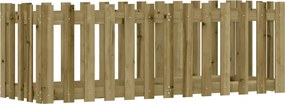 vidaXL Pat înălțat grădină design gard 150x50x50 cm lemn impregnat pin