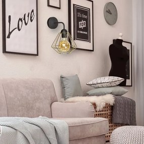 Aplică perete LUPO 1xE27/60W/230V