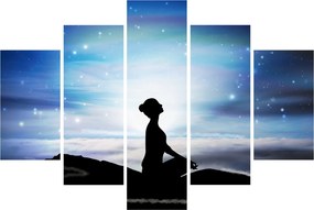 Tablou - Femaia meditând (150x105 cm)