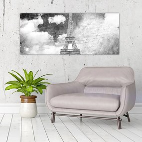 Tablou - Carte poștală de epocă a orașului N⁰3 (120x50 cm)