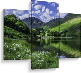 Tablou - Peisaj cu un lac (90x60 cm)