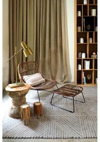 Covor maro deschis lavabil/țesut manual din lână 170x240 cm Golden Coffee – Lorena Canals