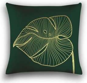 Husa de perna din microfibra VENECIA 45x45 cm, verde inchis