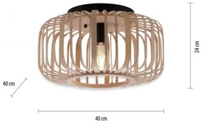 Lustră aplicată RACOON 1xE27/40W/230V d. 40 cm Leuchten Direkt 11412-79