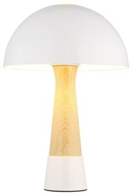 Globo 51570122 - Lampă de masă PAULIN 1xE27ILLU/40W/230V albă