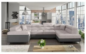 Colțar Letto 202cm Gri