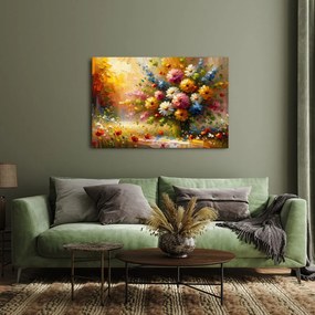 Tablou buchet multicolor