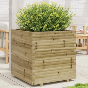 vidaXL Jardinieră de grădină, 70x70x72,5 cm, lemn de pin impregnat