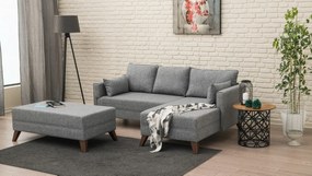 Canapea extensibilă de colț Bella Corner Right 2Grey