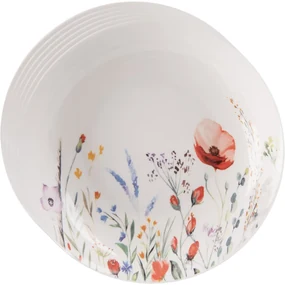 Orion Set de farfurii adânci din porțelan Mák 20,5cm, 6 buc.