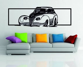 SENTOP | Mașină stilizată retro din lemn - pictură decorativă murală - SAMUEL