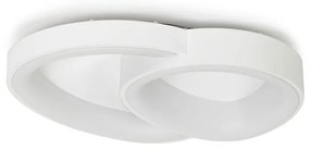 Plafoniera LED CCT cu telecomanda AREA 2 alb