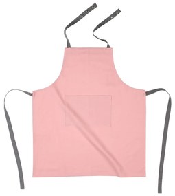 Șorț de bucătărie din bumbac Tiseco Home Studio, roz deschis