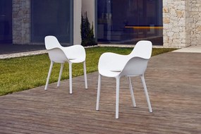 Set de 4 Scaune moderne cu brate de exterior / interior design premium SABINAS ARMCHAIR 45012 Vondom