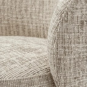 Scaun pivotant modern design LUX Chair Greer, Creststone beige