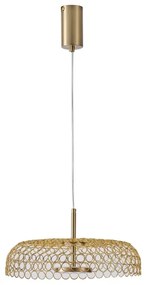 Lustră LED pe cablu LED/10W/230V 3000K auriu d. 35 cm