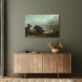 Tablou - Albert Bierstadt, Lake Lucerne, reproducere (90x60 cm)