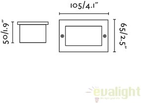 Spot LED incastrabil de exterior cu protectie IP65 GRON 70134