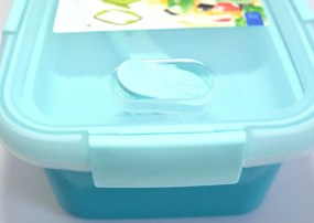 Cutie de călătorie cu tacâmuri SMART TO GO 1,1L - albastru