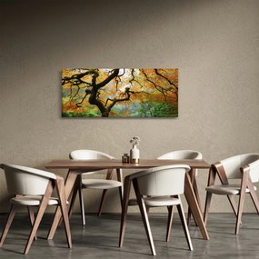 Tablou - Arțarul japonez galben, Portland, Oregon (120x50 cm)
