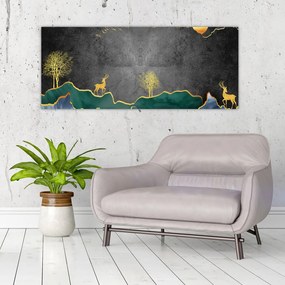 Tablou - Munții (120x50 cm)