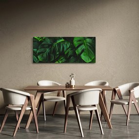 Tablou cu frunze Monstery (120x50 cm)