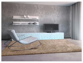 Covor Universal Aqua Liso, 57 x 110 cm, maro deschis