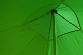 Cort de grădină Foarfecă PROFI 3x3m verde +2 pereți laterali